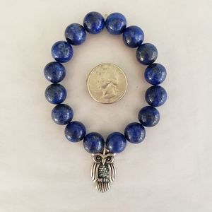 Bracelet Lapis Stones Stretch